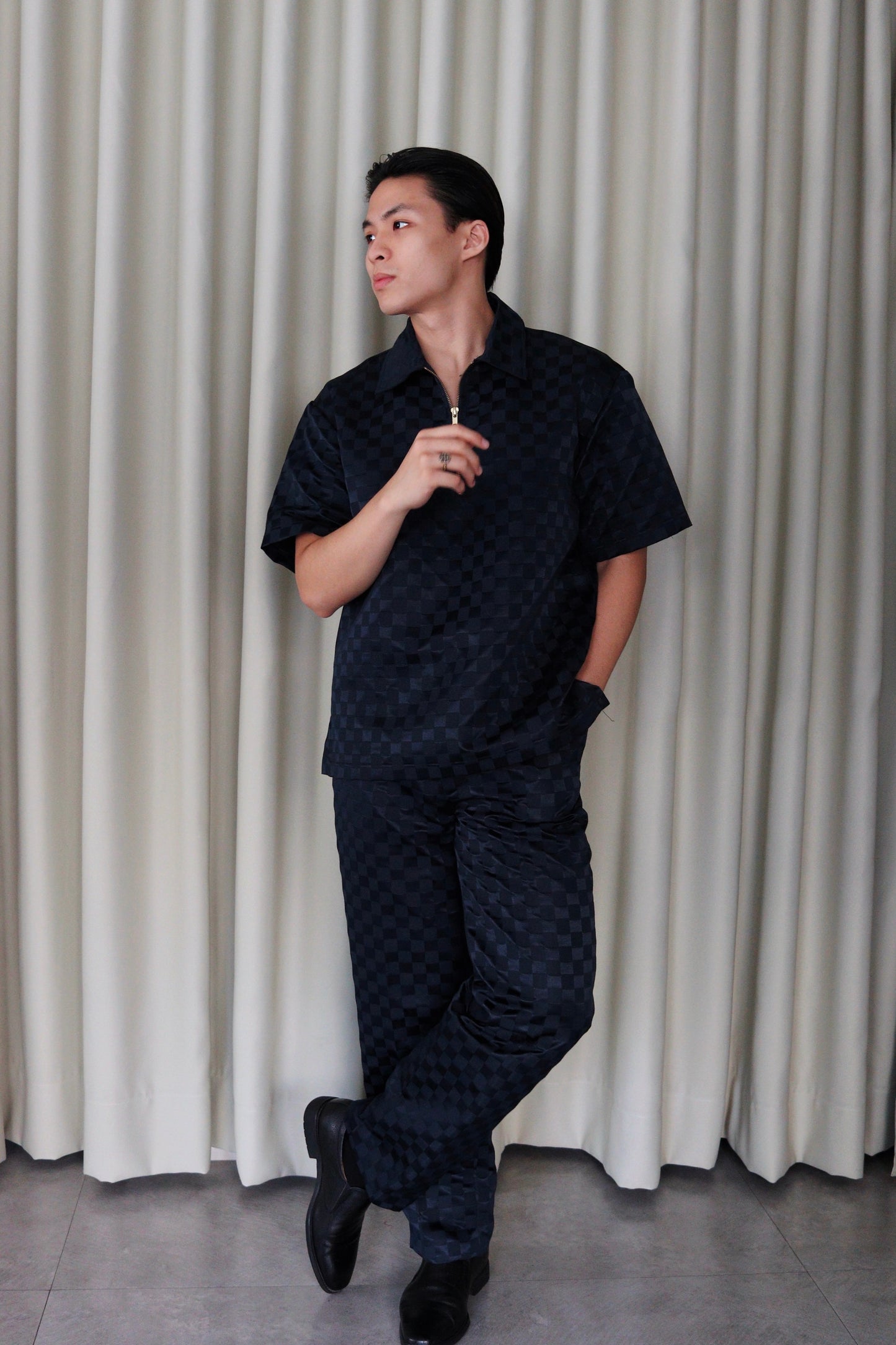 Halton Premium Quarter Zip Polo