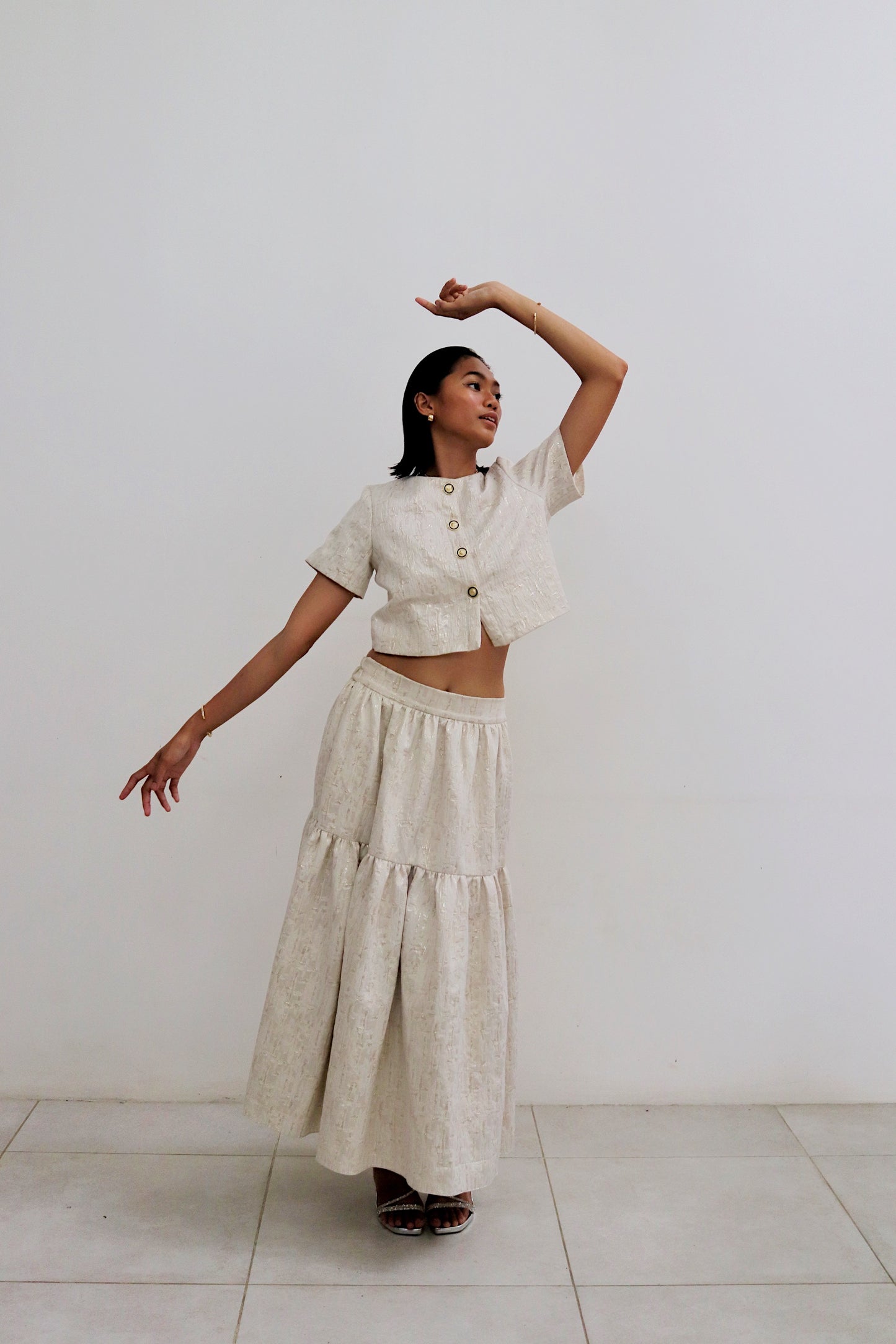 Meleanule Jacquard Coordinated Look