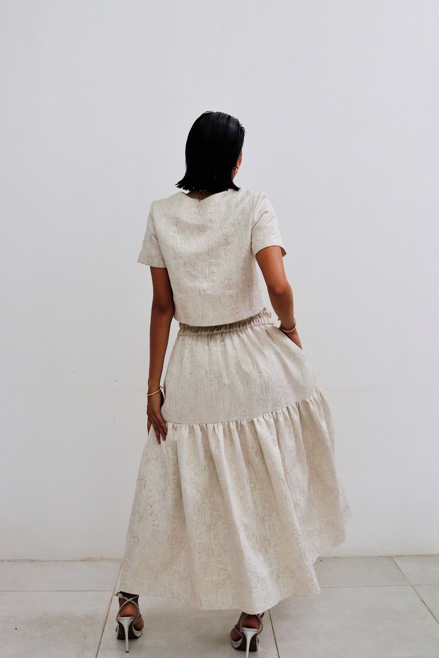 Meleanule Jacquard Coordinated Look