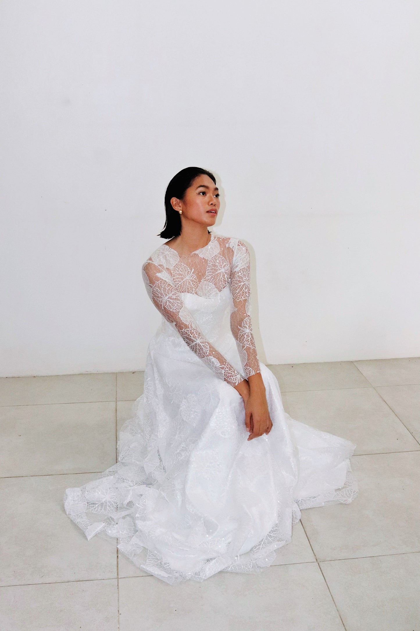 Cathia Wedding Gown in Full Lace