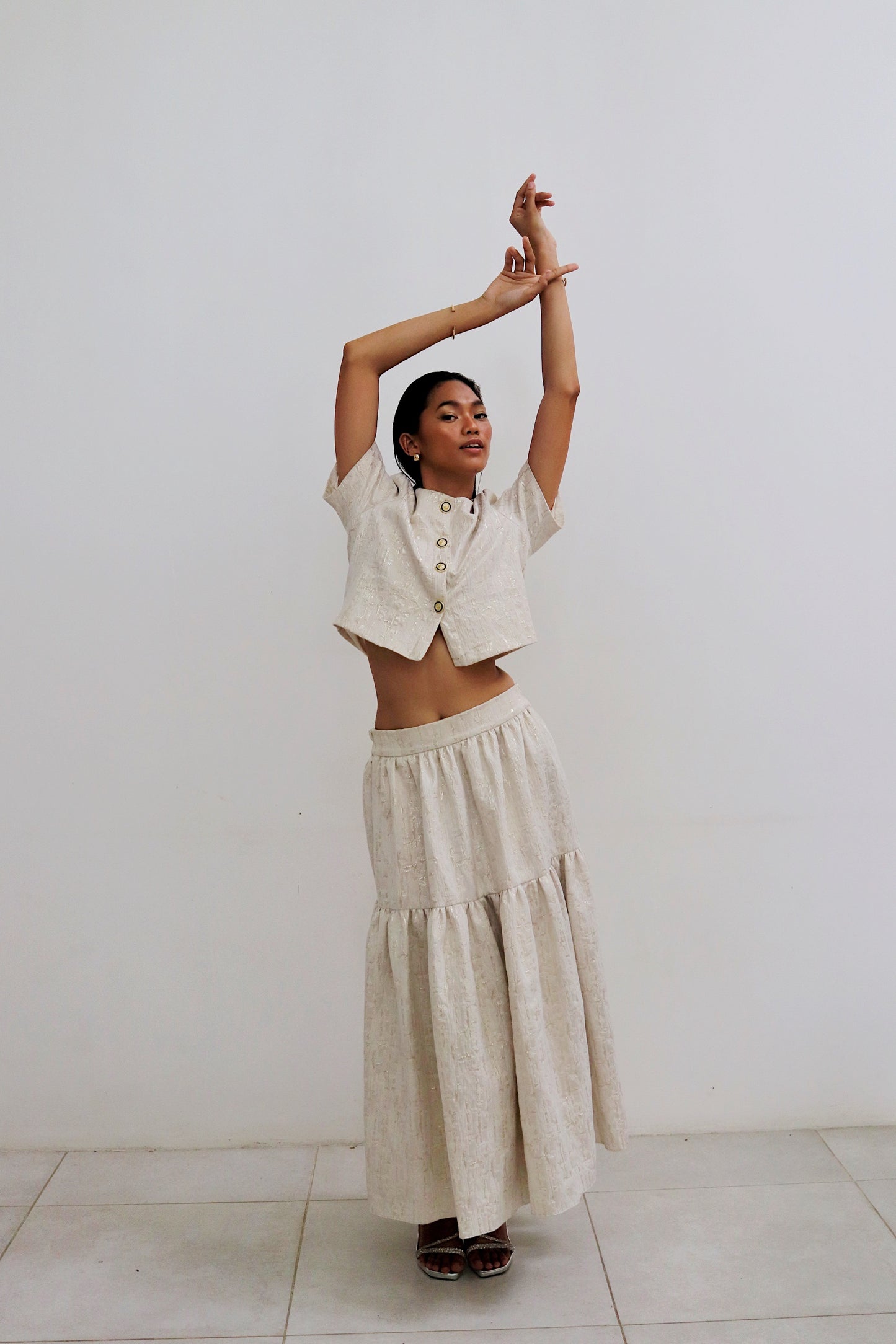 Meleanule Jacquard Coordinated Look