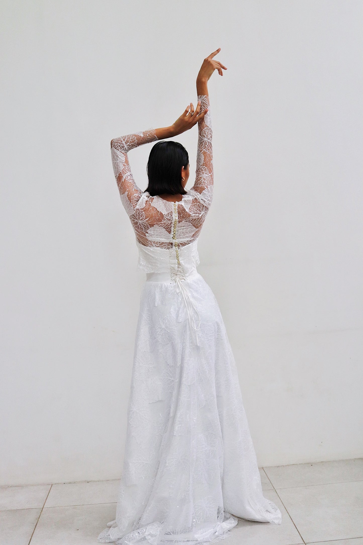 Cathia Wedding Gown in Full Lace