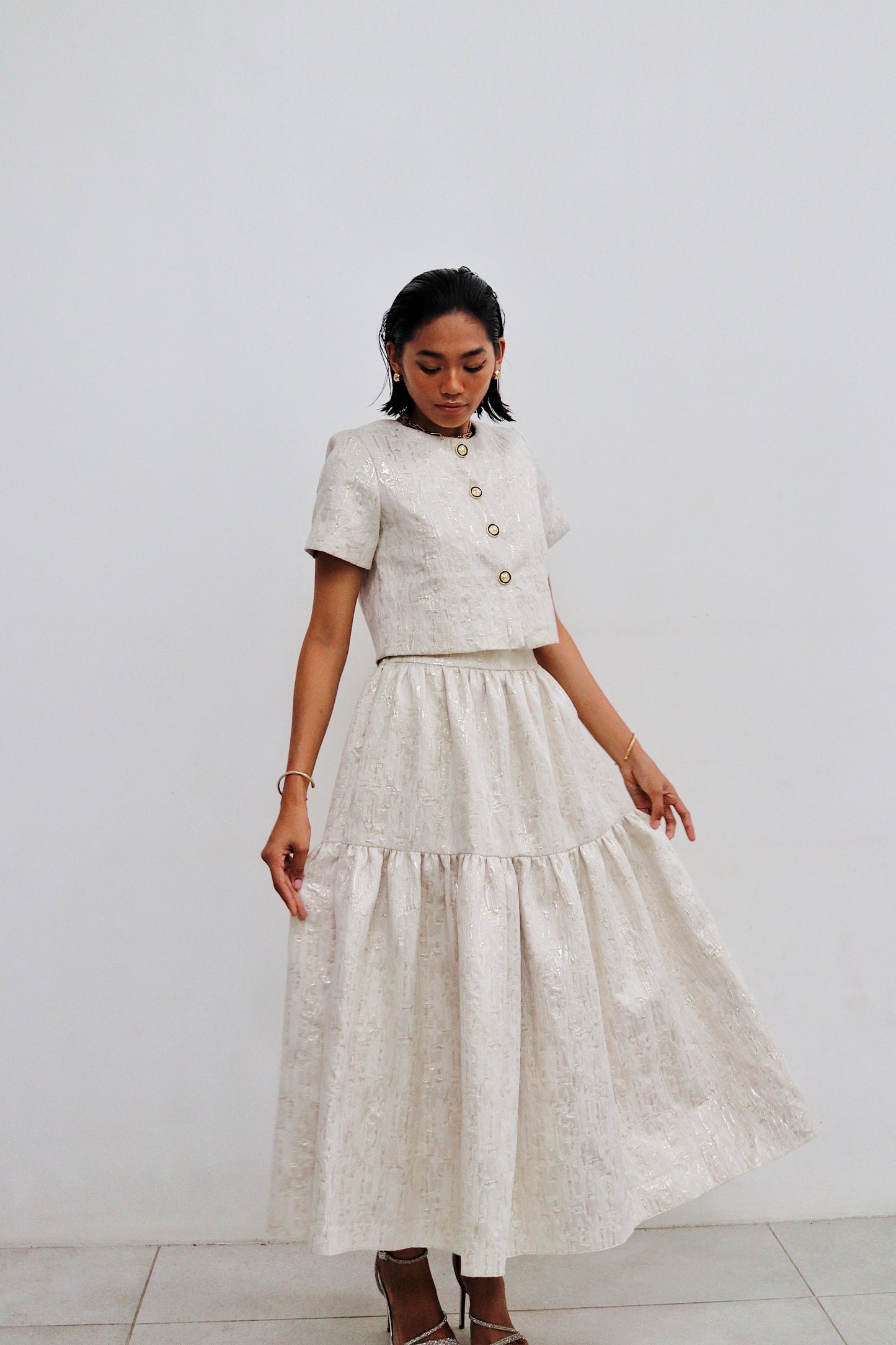 Meleanule Jacquard Coordinated Look