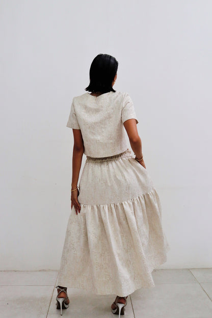 Meleanule Jacquard Coordinated Look
