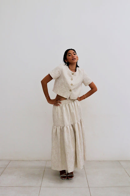 Meleanule Jacquard Coordinated Look