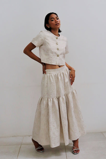 Meleanule Jacquard Coordinated Look