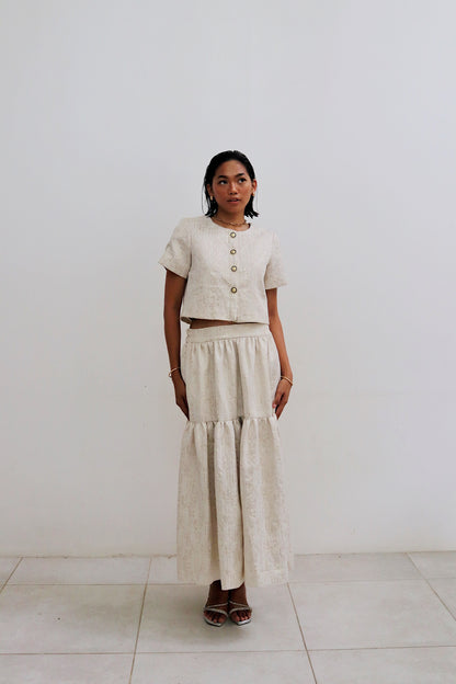Meleanule Jacquard Coordinated Look
