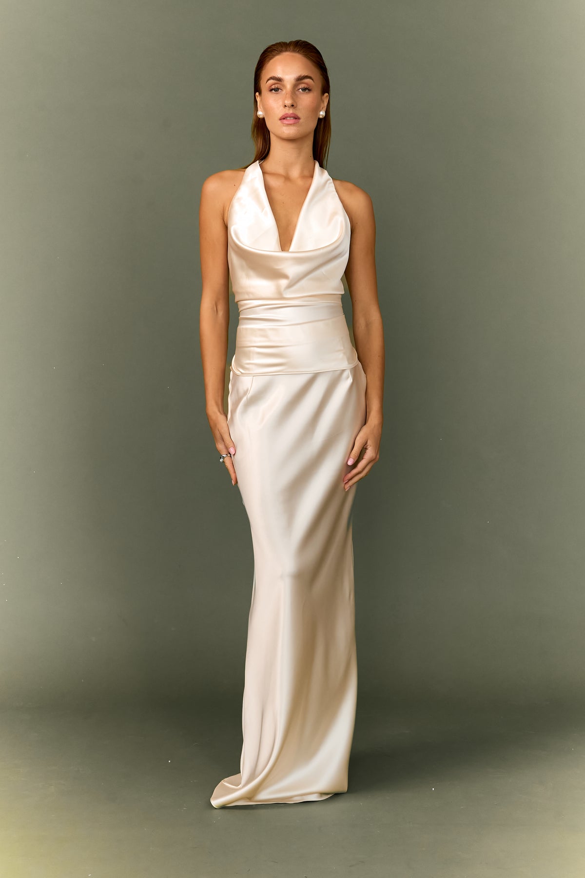 Tiya Satin Skirt