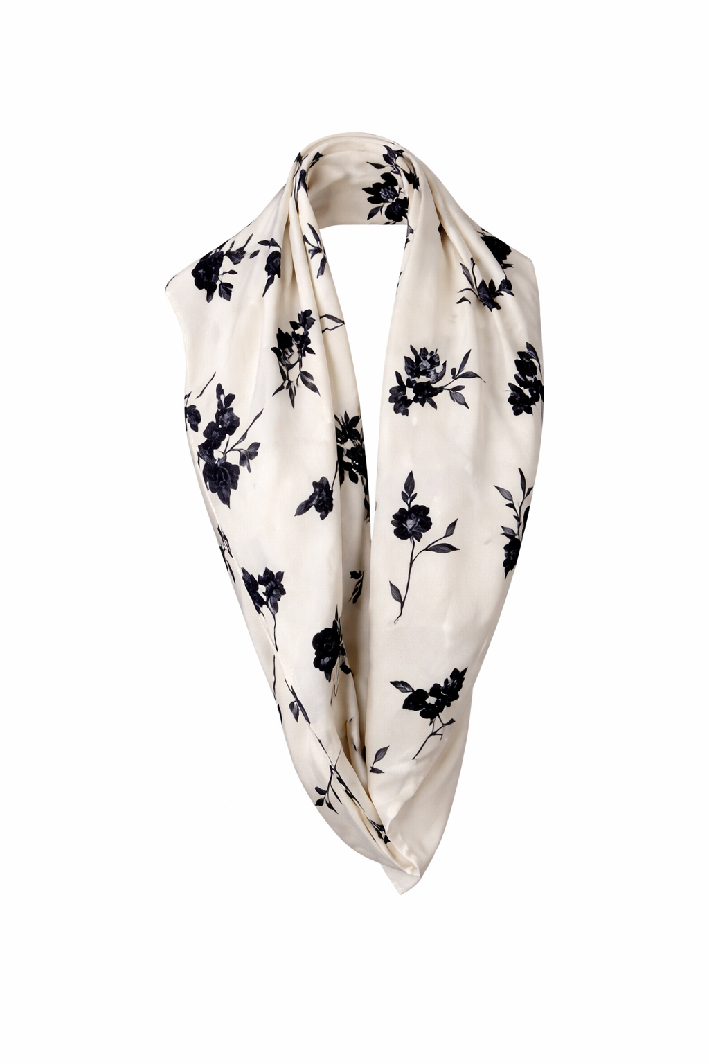 Linnéa Blanc Silk Scarf
