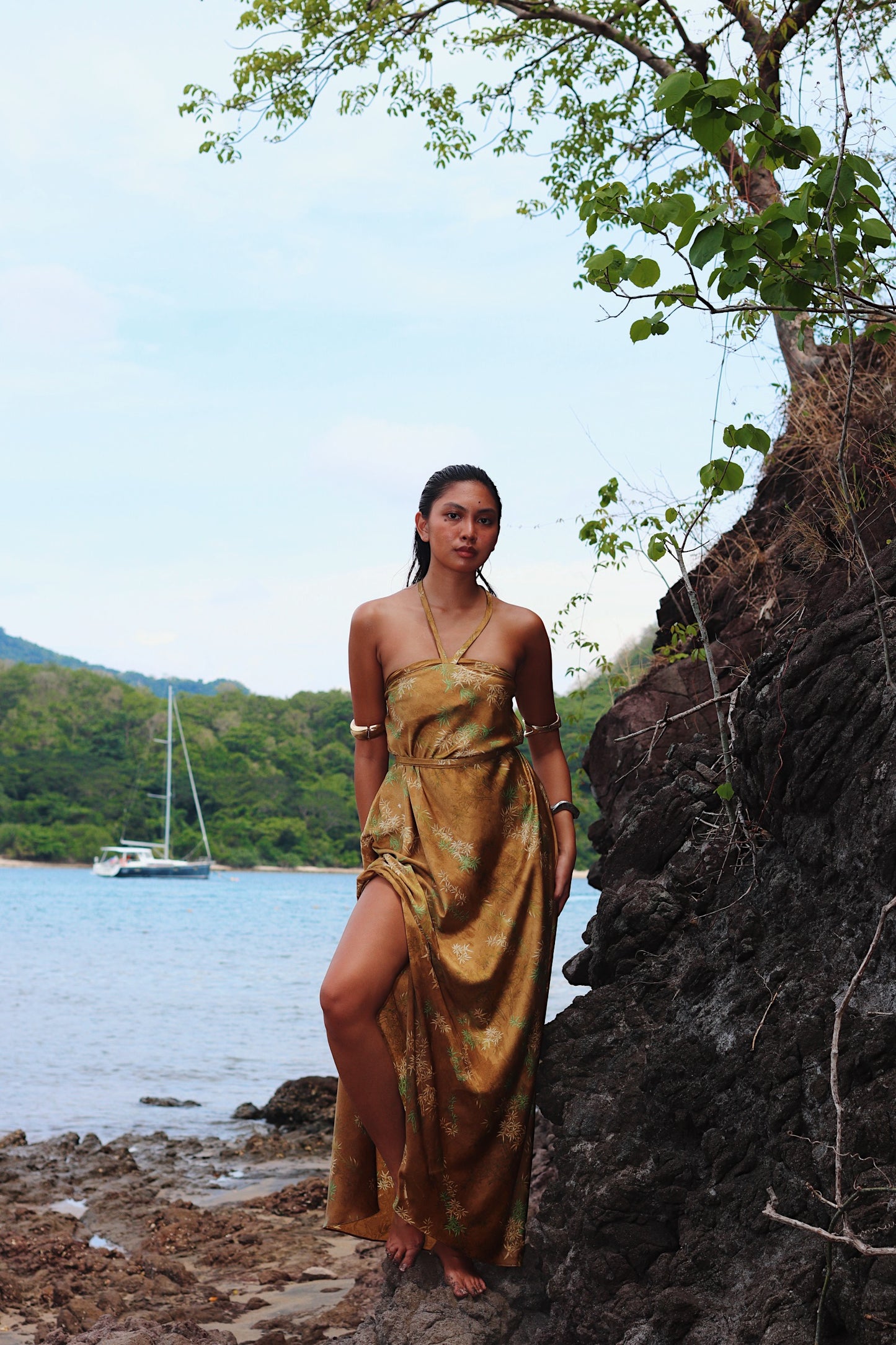 Midas Printed Silk Dress