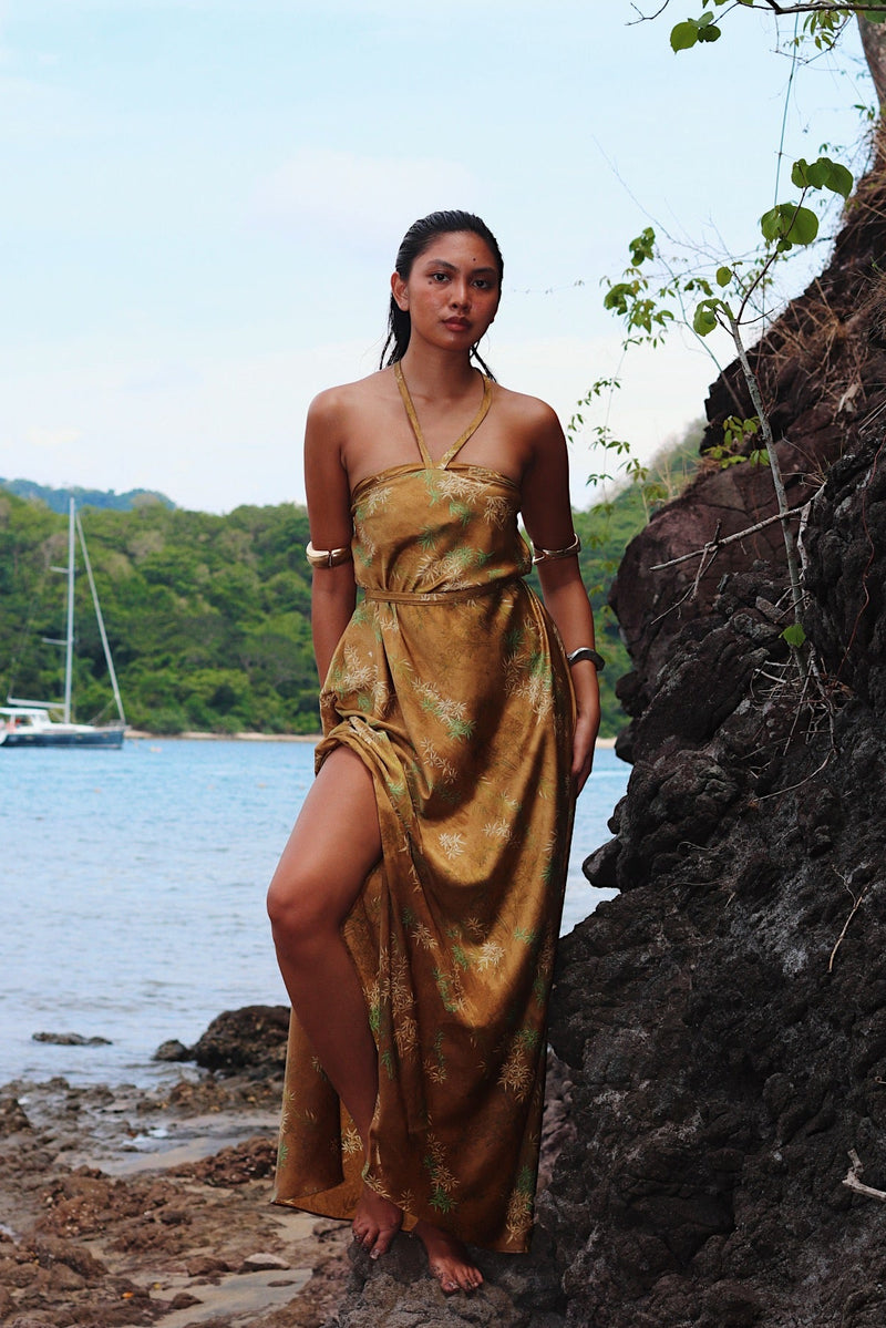 Midas Printed Silk Dress